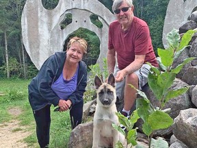 Dunchurch's Barb and Rick Boulter say adopting a puppy during COVID-19 has reduced some of the loneliness the pandemic has brought.
Supplied Photo