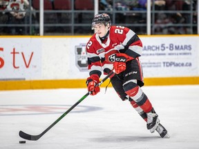 Cobden's Jack Quinn will be suiting up in another red and white jersey come Boxing Day as a member of Team Canada at the World Junior Hockey Championships in Edmonton, Alta..