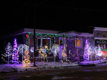 Homes and businesses throughout the region were lit up for the holiday season as many took part in Lighyt Up the Valley, an initiative to help brighten people's moods at the darkest time of the year, and over an unconvential holiday season made so by the COVID-19 pandemic. Anthony Dixon