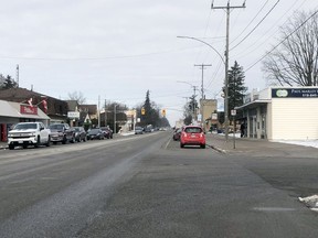 Several businesses along Broadway Street are seen here on Friday December 18, 2020 in Wyoming, Ont. Terry Bridge/Sarnia Observer/Postmedia Network