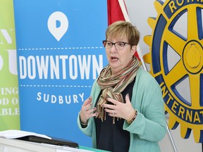 Maureen Luoma, executive director of Downtown Sudbury, is shown in this file photo. She is about to retire.