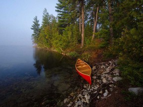This stunning image of a canoe on the shore of Wolf Lake won first place in the Nature category of a recent photo contest, held by Sudbury Naturalists, Friends of Temagami, and Coalition for a Liveable Sudbury to celebrate the unique wilderness site.