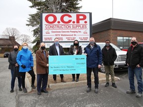 The Cousineau family and their Northeastern Ontario-based company, OCP Construction Supplies, made a $250,000 donation to the NEO Kids Foundation on Thursday.