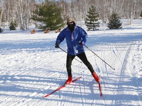 Bill Lautenbach tries out the freshly groomed trails at Kivi Park in Sudbury, Ont. on Monday December 14, 2020.