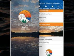 The Whitefish River First Nation has developed a mobile app to ehance communication with band members during the pandemic.