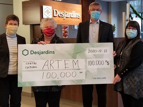 Desjardins is contributing $100,000 to support a tourism initiative through ARTEM.