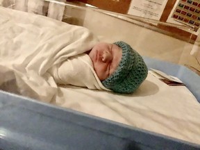 Baby Bennett was welcomed into the world on Nov. 10 to proud parents Orsolya Csaszar and Matthew Dakins of Azilda. Supplied