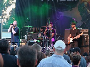 Finger Eleven seen here rocking the stage at the 2017 version of Rock On The River. The annual festival was cancelled last year due to the pandemic but organizers are hoping COVID conditions allow for ROTR to return next summer.

ANDREW AUTIO/Local Journalism Initiative