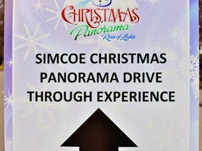 Officials from the Simcoe Panorama committee, Norfolk County and the Haldimand-Norfolk Health Unit discussed whether the Ontario government's plan to lockdown Ontario for a month meant shutting down the lights in the Wellington Park system early. (Monte Sonnenberg)