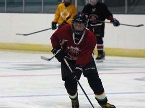 After an issue with the ice plant delayed the re-opening of the Wetaskiwin Civic Arena, young hockey players were back at the rink in September getting warmed up for the upcoming season in a camp put on by Coach's Source for Sports.