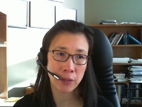 Dr. Kit Young Hoon, the Northwestern Health Unit's medical officer of health, speaks to the media during a virtual news conference on Tuesday, Jan. 5.