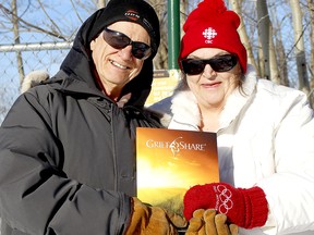 Ted and Peggy Bendell, area co-ordinators for GriefShare, are encouraging people in grief to sign up for the upcoming 13-week free session called “Your Journey from Mourning to Joy,” which begins on Thursday, Jan. 21, via Zoom. RICHA BHOSALE/THE DAILY PRESS