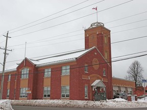 Work is expected to take place to remove and replace spalling and deteriorated bricks at North Bay Fire Station 1. Michael Lee/The Nugget