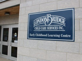 The London Bridge day care at Holy Trinity School in Sarnia is one of the locations with emergency childcare for frontline workers.