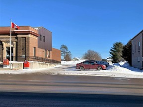 These cars now occupy the space where the Kawartha Credit Union building stood until recently in downtown Burk's Falls. If federal and provincial funding is provided, the site will become home to the KCU Market Project, a multi-purpose building with a craft brewery, a gym-like exercise site and stalls for artisans and crafters to sell their wares.
Lacey Stevens Photo