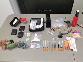The items seized by MFNPS officers. (supplied photo)