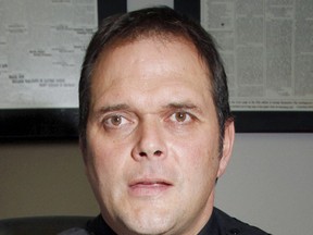 Belleville Police Sgt. Brad Lentini, shown on Nov. 12, 2012, plans to plead not guilty to a charge of neglect of duty, his lawyer says. Jerome Lessard/The Intelligencer/Postmedia Network