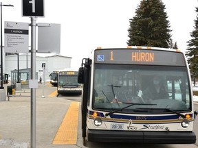 Stratford is expanding its on-demand bus service to Saturdays beginning in Februrary. (Galen Simmons/Stratford Beacon Herald)