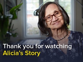 The Alzheimer Society launched a four-part short film series on Jan. 7 that follows Alicia, a beautiful, vibrant mother and grandmother who lives with Alzheimer’s. Submitted