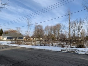 The subject lands would be divided into five lots intended for single-detached dwellings, and three lots intended for semi-detached dwellings. The plan calls for five units on Krohmer and six on South. Pictured is the subject land from South Street. Kathleen Smith