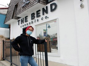 Laura Bradley is the owner of the The Bend Cannabis Co. retail outlet that opened in December in Grand Bend. Paul Morden