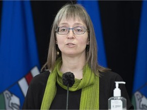 Alberta's chief medical officer of health Dr. Deena Hinshaw provided an update on COVID-19 on Monday, Jan. 28, 2021, and the ongoing work to protect public health. PHOTO BY CHRIS SCHWARZ / Government of Alberta