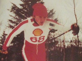 Sudbury-born biathlete Jamie Kallio during his racing days.