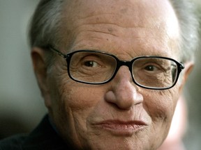 Talk show host Larry King attends a party to celebrate his 20 years with CNN in Beverly Hills, U.S., October 6, 2005. REUTERS/File Photo