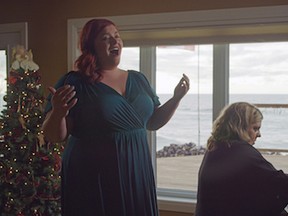 Goderich-born soprano Christina Bell and Wingham pianist Andrea Grant perform holiday favourites in a private home near St. Joseph in the holiday program. Handout