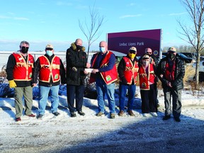 The Leduc Lions Club contributed $20,000 to improvements and renovations at Lions Park. (Supplied)