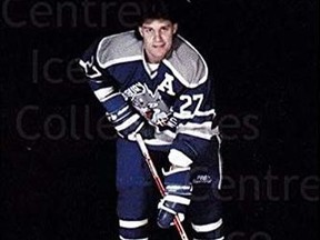 Todd Lalonde graces a hockey card during his playing days.