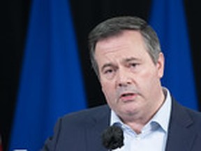 Premier Jason Kenney  in Edmonton on Thursday talking about why the province is extending COVID-19 restrictions. from Edmonton on Jan. 7, 2021. PHOTO BY CHRIS SCHWARZ/GOVERNMENT OF ALBERTA