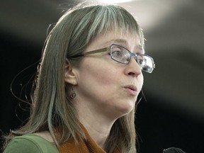 Alberta's chief medical officer of health Dr Deena Hinshaw. CHRIS SCHWARZ /Government of Alberta