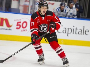 Quebec Remparts defenceman Dylan Schives. (Jonathan Roy Photographe)