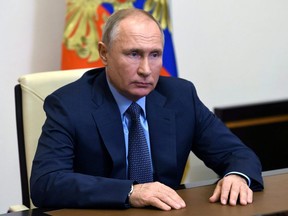Russian President Vladimir Putin. Sputnik/Alexei Nikolsky/Kremlin via REUTERS