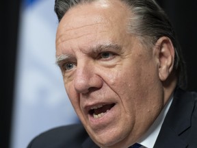 Quebec Premier Francois Legault 
Canadian Press File