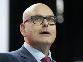Leader Steven Del Duca speaks at the Ontario Liberal Party convention in Mississauga March 7, 2020.