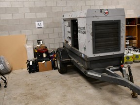 The Parkland RCMP are looking for the owner of this generator. Submitted.