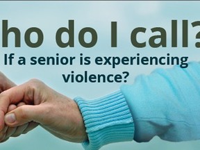 A portion of a poster created by Grey Bruce Elder Abuse Prevention (GBEAP) as part of their educational campaign highlighting elder abuse resources in Grey and Bruce counties.