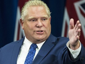 Premier Doug Ford appealed to the highest office and the lowest orifice when expressing his frustration Tuesday about the shortage of Pfizer vaccine coming from the United States.