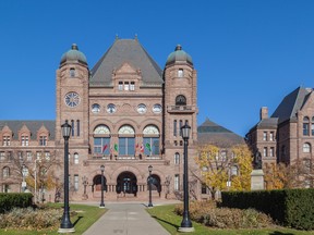 Ontario Legislative Building at Queen's Park.