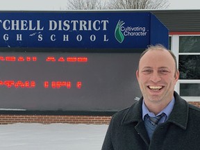 Scott Bannerman is the new principal at Mitchell District High School (MDHS), effective Jan. 18. ANDY BADER/MITCHELL ADVOCATE