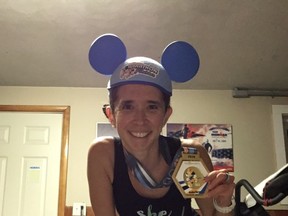 Sarah Kondo recently completed the Virtual Walt Disney World's Double Dopey Challenge.