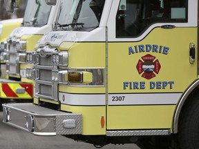 Airdrie Fire Department. Photo by Britton Ledingham