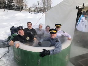 In February 2019, members of the Airdrie RCMP took part in the annual Polar Plunge. Together, they raised over $2,800 for the cause. Submitted
