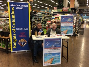 The Airdrie Knights of Columbus are hosting the annual Dream Vacation Draw. Submitted