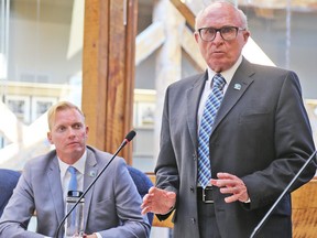 Coun. Bill Sandison, chair of the finance committee and the only councillor to vote against the lesser development charge said the city needs to update its development charges to pay for growth. TIM MEEKS