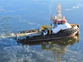 The Amy Lynn D tugboat has arrived in Picton after making a 9,214-mile journey across the Atlantic to begin work at her new home. SANDY BERG/PICTON TERMINALS