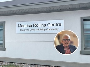 United Way Hastings & Prince Edward has named its main office at 55 Harriett St., Belleville, the Maurice Rollins Centre in recognition of the local icon's overwhelming generosity. SUBMITTED PHOTO