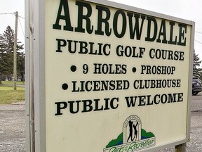 The city plans to create a 17-acre park as part of the sale of the Arrowdale Municipal Golf Course property to a developer. Expositor file photo